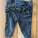 Navy Blue Ruffled Leggings | 0-3 mo | Bundles Baby