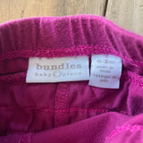 Magenta Ruffle Pants | 0-3 mo | Bundles Baby