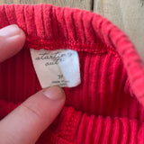 Red Ribbed Leggings | 0-3 mo | Starting Out