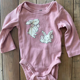 Pink Bunny Onesie | 0-3 mo | H&M