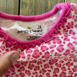 Pink Cheetah Pajamas | 9-12 mo | Jumping Beans