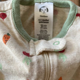 Veggies Zip Up Pajama | 0-3 mo | Gerber