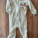 Watch Me Grow Zip Up Pajama | 0-3 mo | Gerber