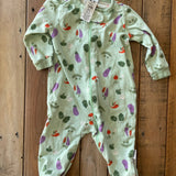 Garden Sprout Zip Up Pajama | 0-3 mo | Gerber