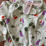 Garden Sprout Zip Up Pajama | 0-3 mo | Gerber