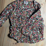Long Sleeve Flower Blouse | Llama