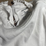 White Long Sleeve Onesie | Carter's