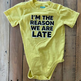 I'm the Reason We're Late Onesie | Garanimals