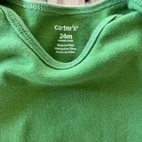 Plain Green Short Sleeve Onesie | Carter's