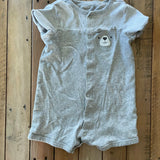 Grey Little Bear Snap Up Romper | Carter's