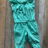 Green Flower Romper | Wonder Nation