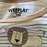 Striped Lion Onesie | WeePlay