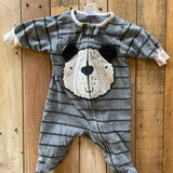 Mr Bear Zip Up Pajama | newborn | Gerber