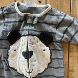 Mr Bear Zip Up Pajama | newborn | Gerber