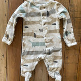 Dog Print Zip Up Pajama | newborn | Carter's