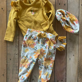 Golden Yellow 4-Piece Set | Baby Essentials