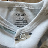 Dog Print Zip Up Pajama | newborn | Carter's