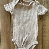 Baby Pink Ribbed Onesie | 0-3 mo | Carter's