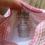 Pink Little Hearts Onesie | 0-3 mo | Carter's