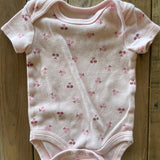 Pink Cherries Onesie | 0-3 mo | René Rofé