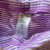 Purple Stripe Leggings | 0-3 months | Carter's