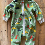 Fleece Dino Zip Up | 0-3 mo | Carter's