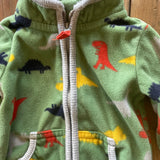 Fleece Dino Zip Up | 0-3 mo | Carter's