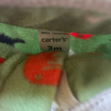 Fleece Dino Zip Up | 0-3 mo | Carter's