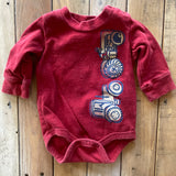 Red Tractor Onesie | 0-3 mo | Carhartt