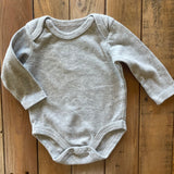 Gray Onesie | 0-3 mo | Baby Essentials