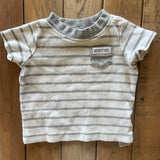 Stripe Mighty Cute Shirt | 0-3 mo | Carter's