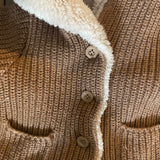 Cozy Bear Button Up Sweater | Baby Gap
