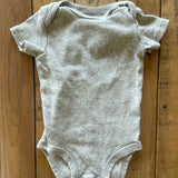 Ash Gray Onesie | 0-3 mo | Carter's
