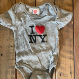 I Love NY Short Sleeve Onesie | NY