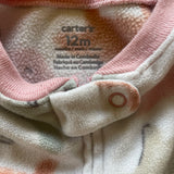 Dino Zip Up Pajama | 9-12 mo | Carter's