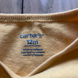 Mustard Cat Long Sleeve | 9-12 mo | Carter's