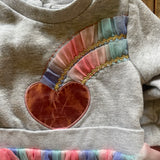 Rainbow Tulle Sweatshirt Dress | 9-12 mo | Kids