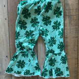 St. Patrick's Day Bell Bottom Pants | 9-12 mo