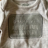 Baby Definition Long Sleeve Onesie