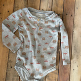 Fox & Bear Long Sleeve Henley | Pekkle