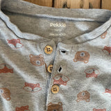 Fox & Bear Long Sleeve Henley | Pekkle