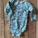 Blue Wild Animals Long Sleeve Onesie | Carter's