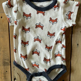 Little Fox Short Sleeve Onesie | Yoga Sprouts