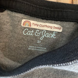 Grey and Black Baseball Tee | Cat & Jack