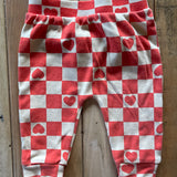 Checkered Heart Pants | 9-12 mo | Wonder Nation