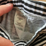 Black and White Striped Shorts | PL Baby
