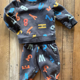 Alphabet Print Two Piece Set | 9-12 mo | Cat & Jack