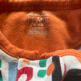 Letters Print Zip Up Pajama | 9-12 mo | The Children's Place
