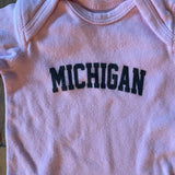 Michigan Onesie | 0-3 mo