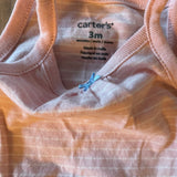 Pink Onesie Dress | 0-3 mo | Carter's